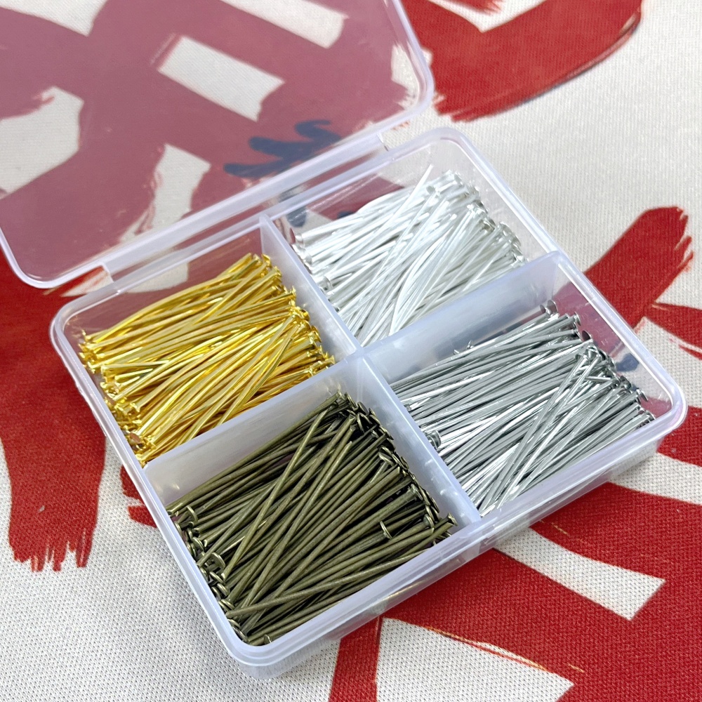 Head Pin Assorted - Lot de 400 épingles à tête