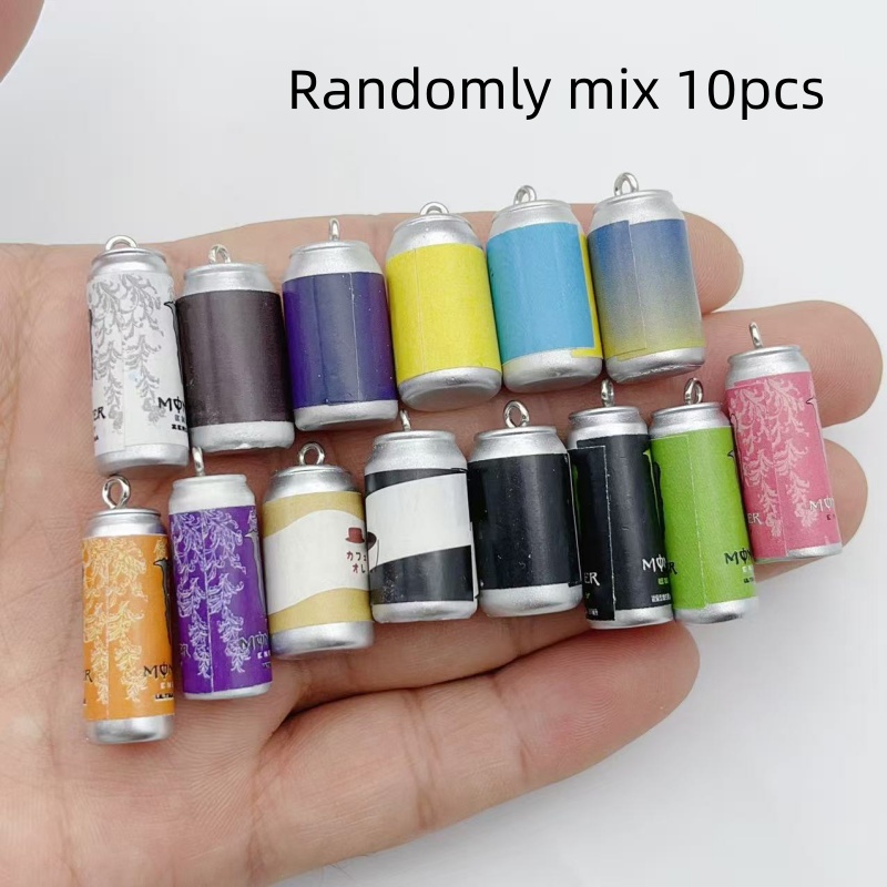 Jewelry Making Charms - 10 Breloques Miniature en Résine en