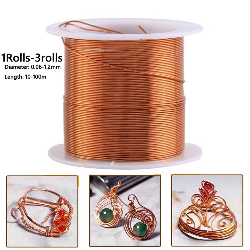 Jewelry Making With Copper Wire - Fil de cuivre souple pour le