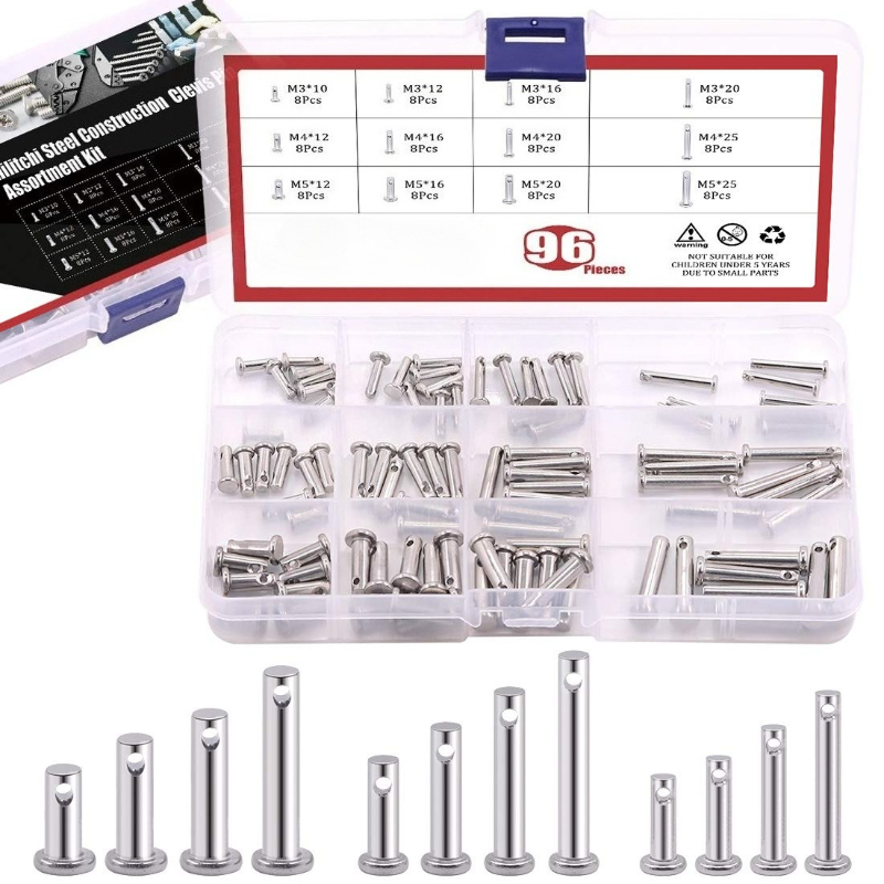 Head Pin Assorted - Kit assorti de 96 goupilles à