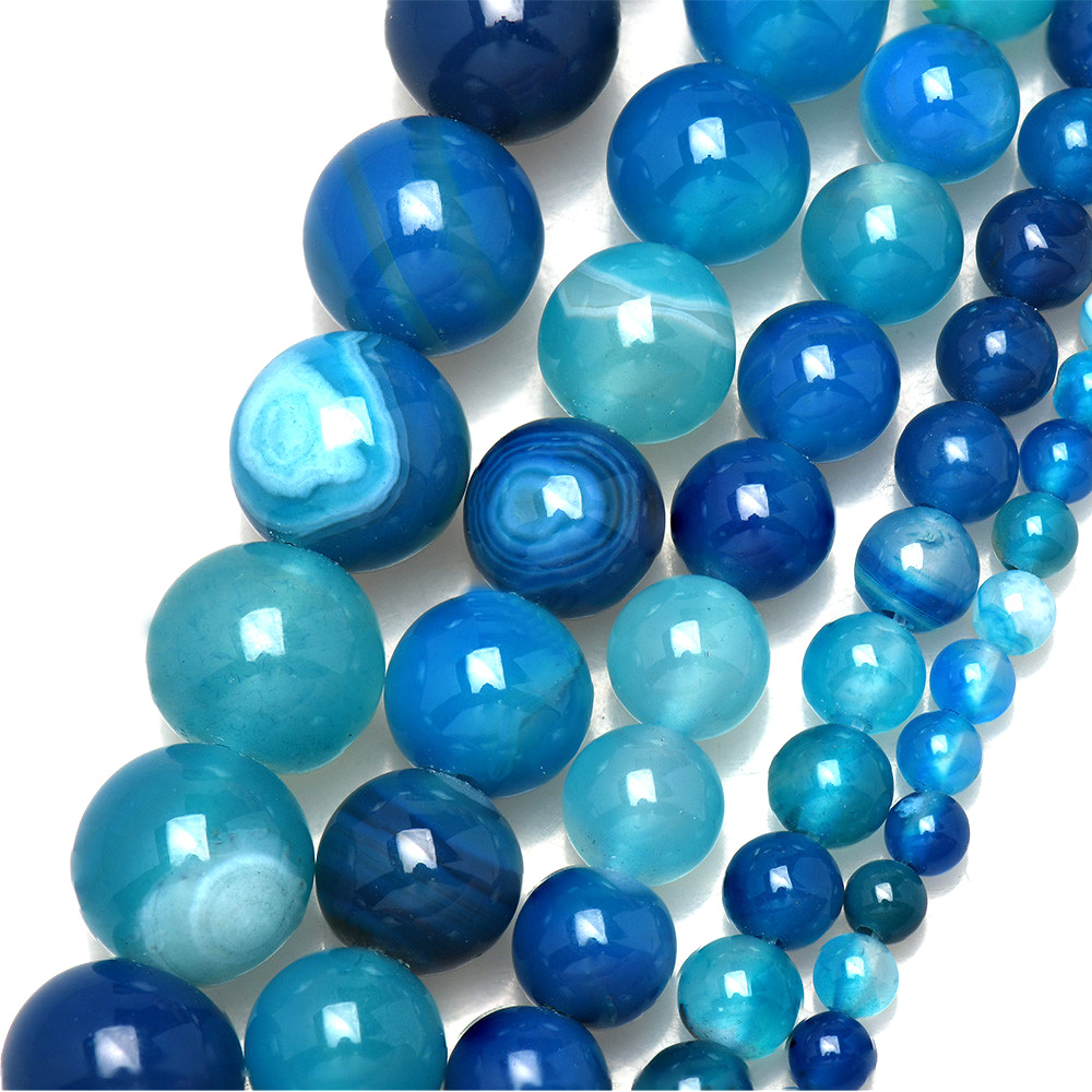 Jewelry Making With Stones - Pierre naturelle à bandes d'agates en