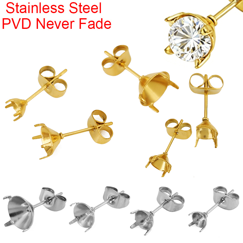Jewelry Making With Stones - 20 pièces de supports de boucles