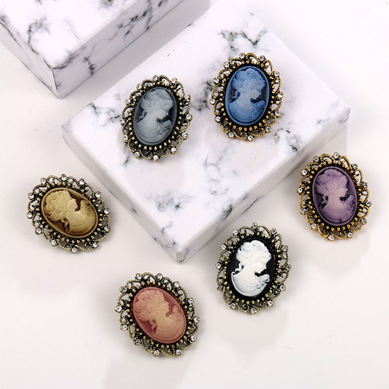 Head Pin Assorted - Broche en cristal pour femmes, Style