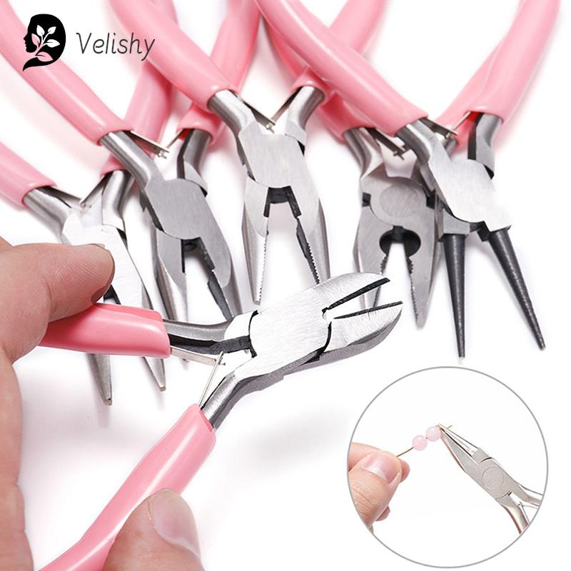 Jewelry Making Round Nose Pliers - Mini pinces diagonales rondes et courbées,