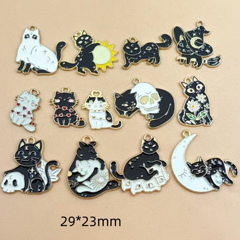 Jewelry Making Charms - 10 Breloques Originales en Alliage Émaillé