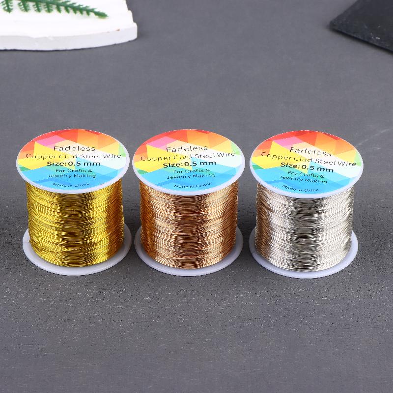 Jewelry Making With Copper Wire - Fil d'acier recouvert de cuivre, 100m/328