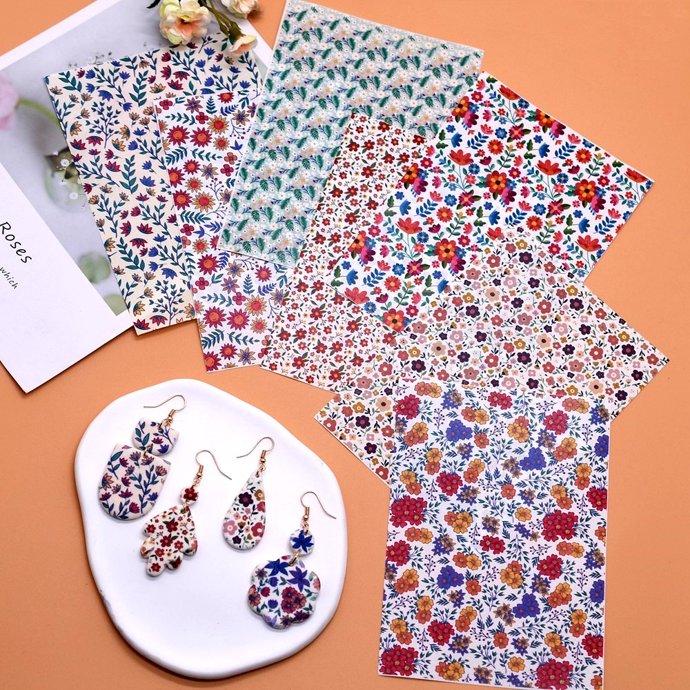 Jewelry Making Tools And Supplies - SNASAN bricolage somptueuse fleur aquarelle transfert
