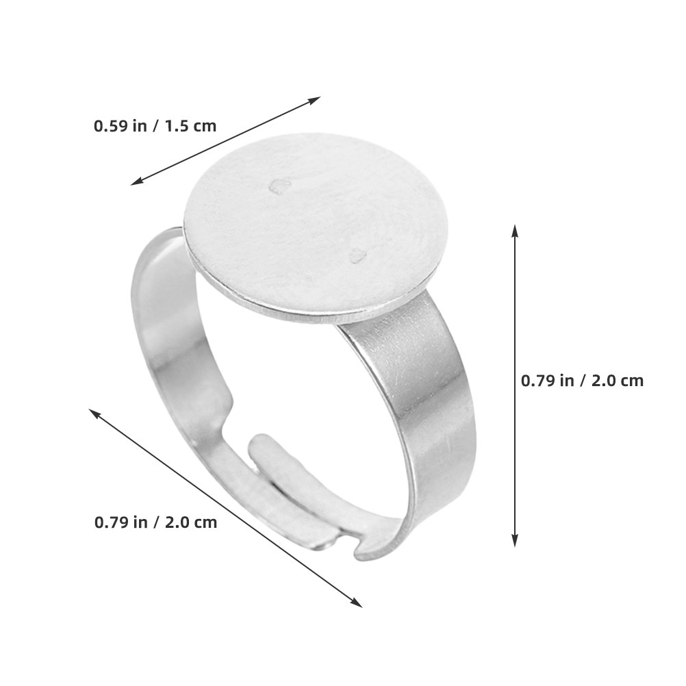 40 pièces, base de bagues en a - Ring Blank Adjustable avis et prix