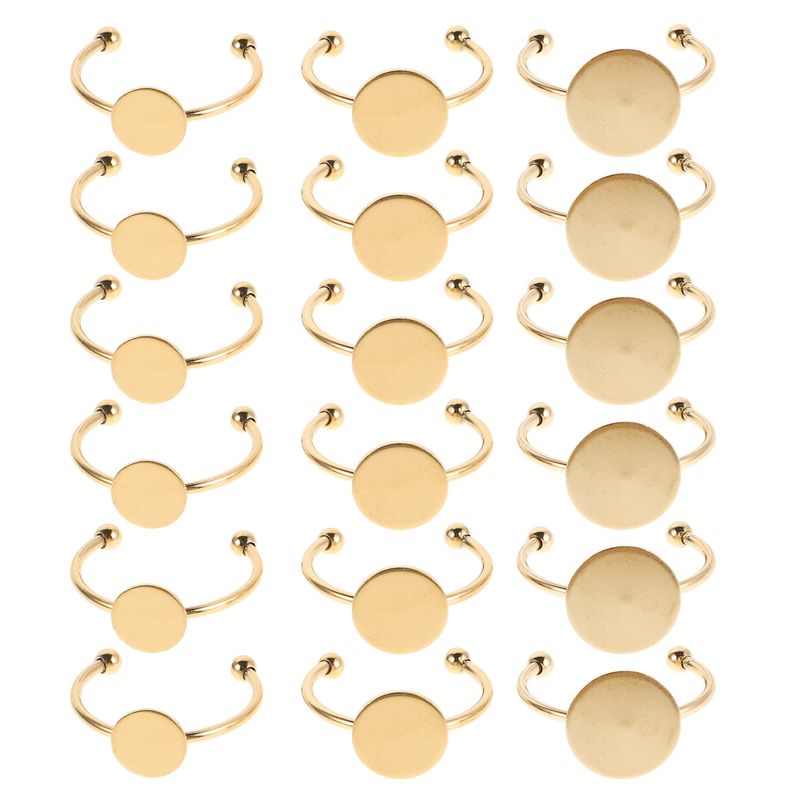 30 pièces de bases d'anneaux r - Ring Blank Adjustable avis et prix