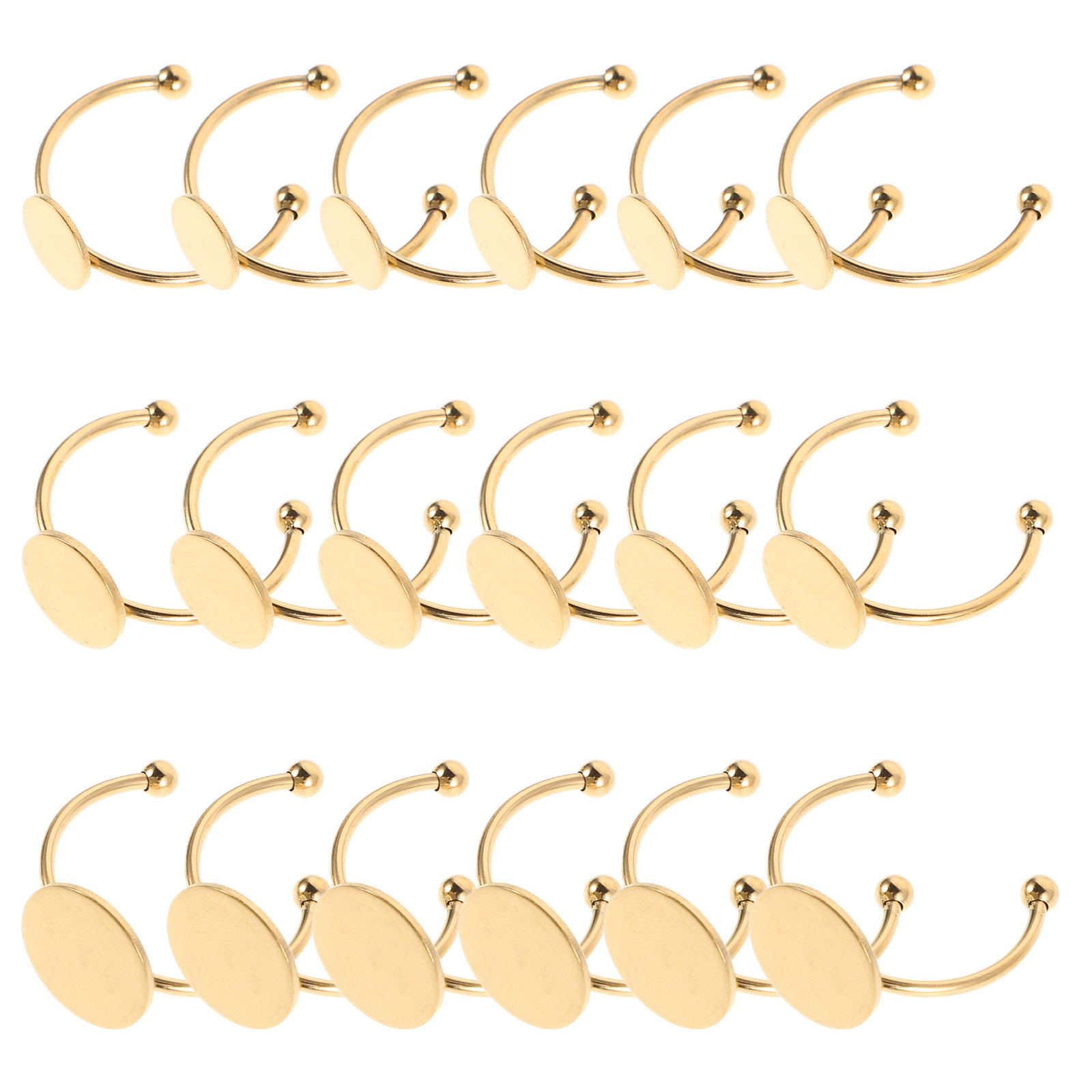 30 pièces de bases d'anneaux r - Ring Blank Adjustable avis et prix