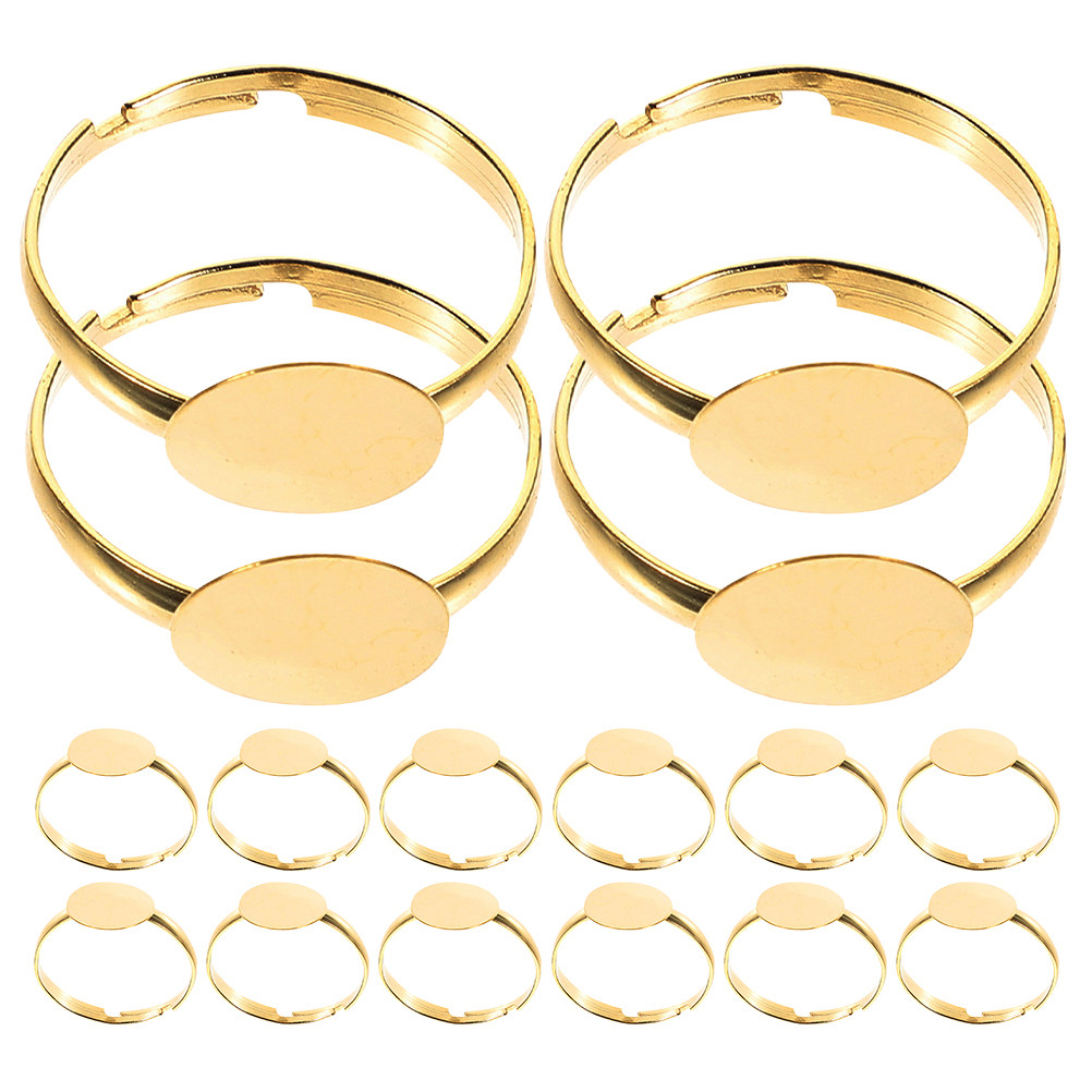 50 pièces de bases de bagues v - Ring Blank Adjustable avis et prix