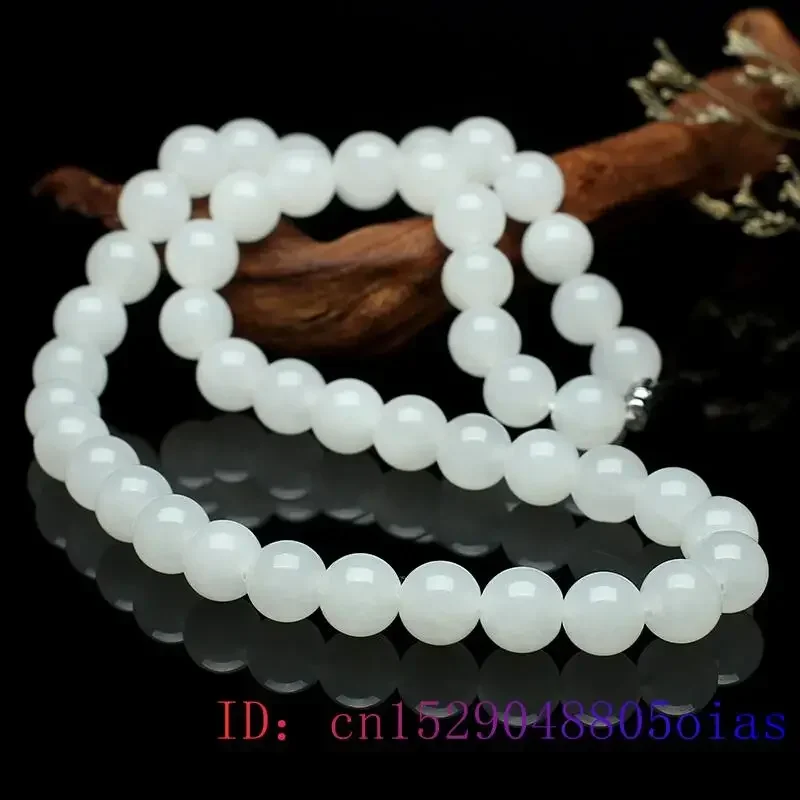 Collier de perles de Jade blan - Jewelry Making With Stones avis et prix