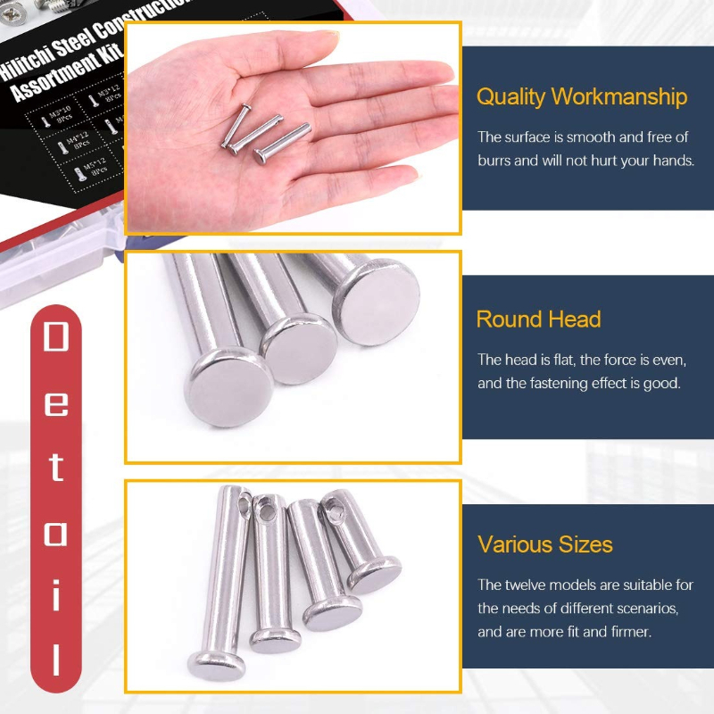 Kit assorti de 96 goupilles à  - Head Pin Assorted avis et prix