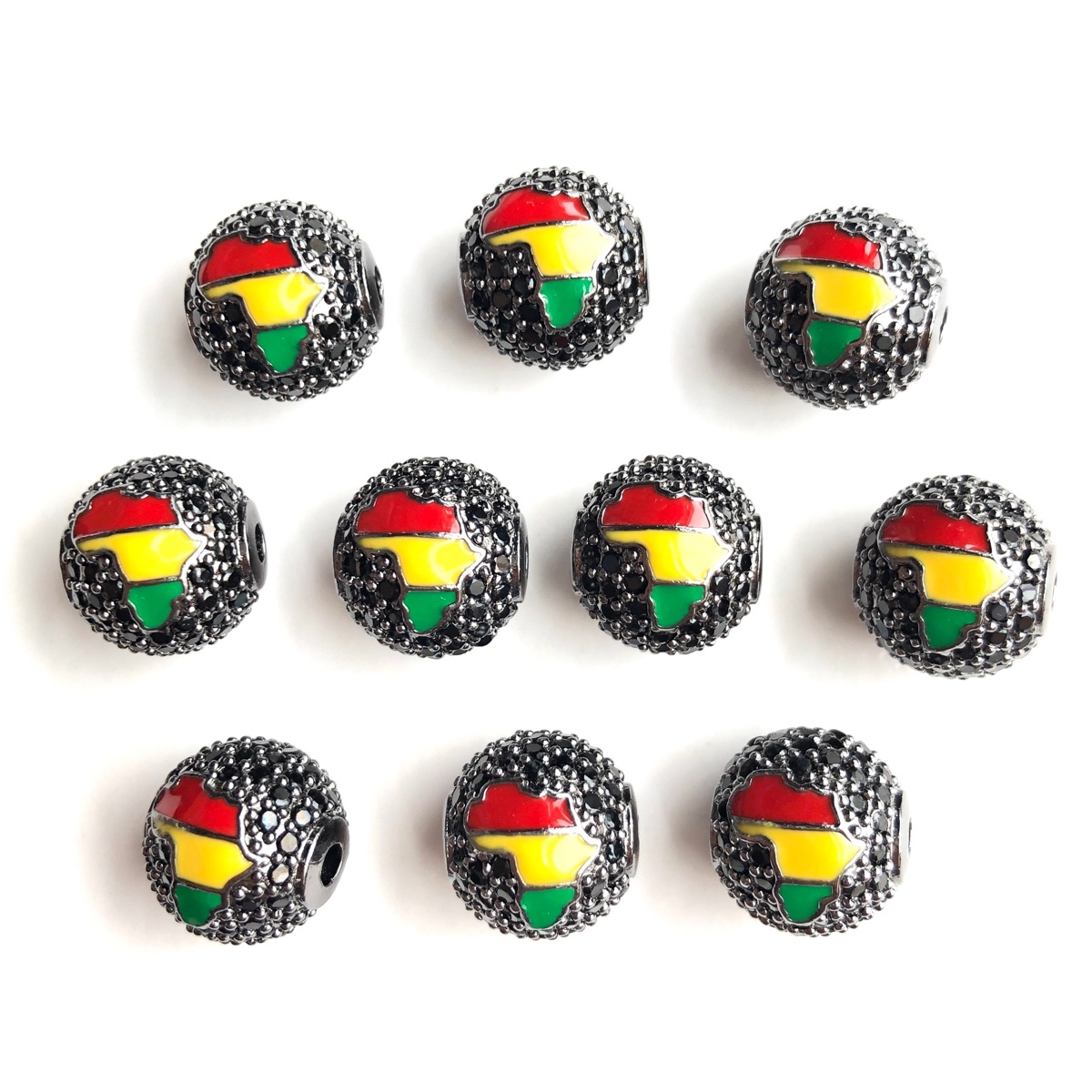 6 pièces de perles intercalair - Jewelry Making History avis et prix
