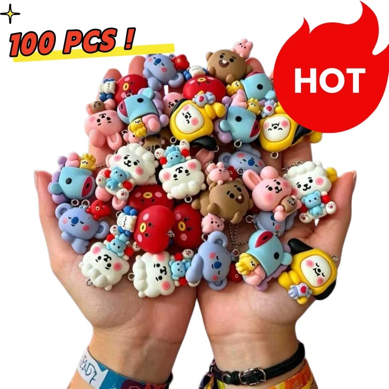 Breloques en résine BT21, 7 pi - Jewelry Making Charms avis et prix