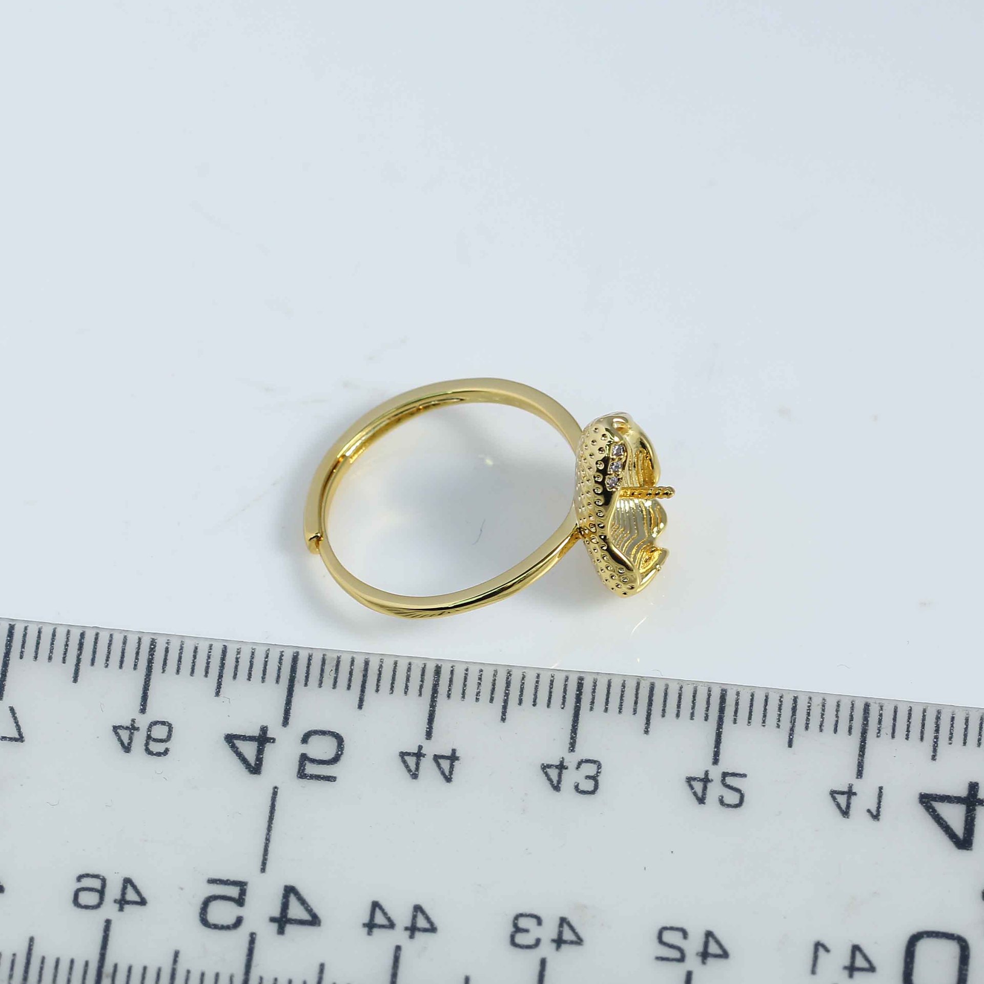 JZ033 Bague réglable en cuivre - Ring Blank Adjustable avis et prix
