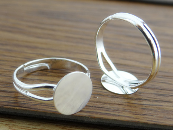 6/8/10/12mm 10 pièces argent p - Ring Blank Adjustable avis et prix