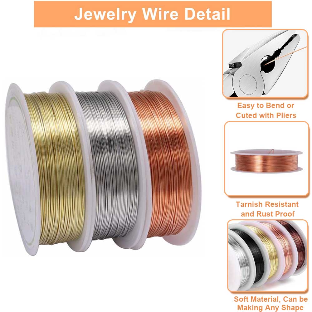 Fil de cuivre pour bijoux, 0.2 - Jewelry Making With Copper Wire avis et prix