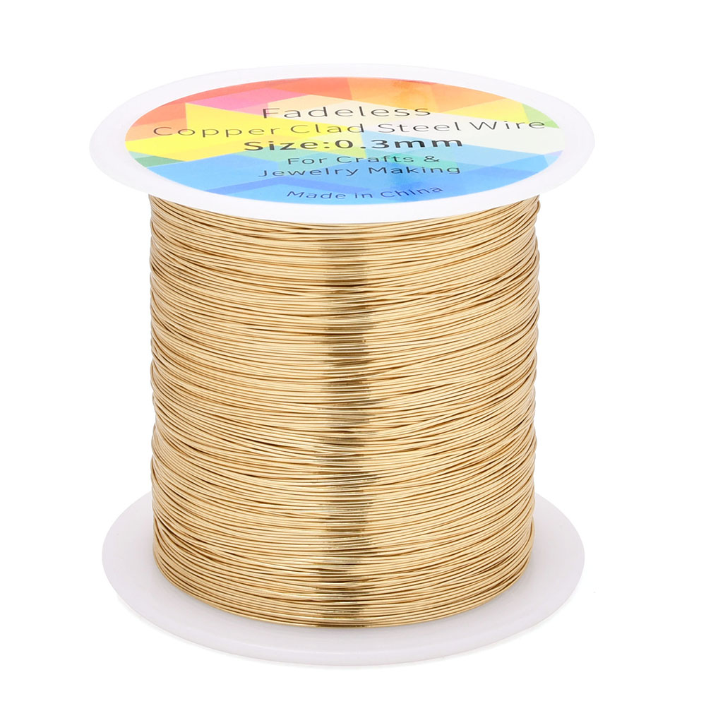 Fil d'acier plaqué cuivre sans - Jewelry Making With Copper Wire avis et prix