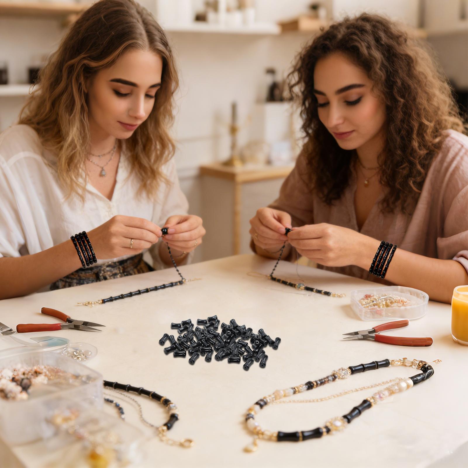 Perles en verre, 50 pièces, ac - Jewelry Making Workshop For Kids avis et prix